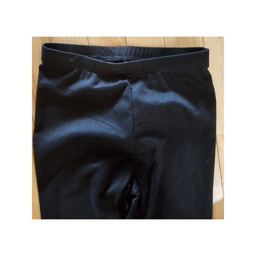 Just Be Womens Black Athletic Leggings Size Small Solid Activewear Yoga Pants - Picture 3 of 3